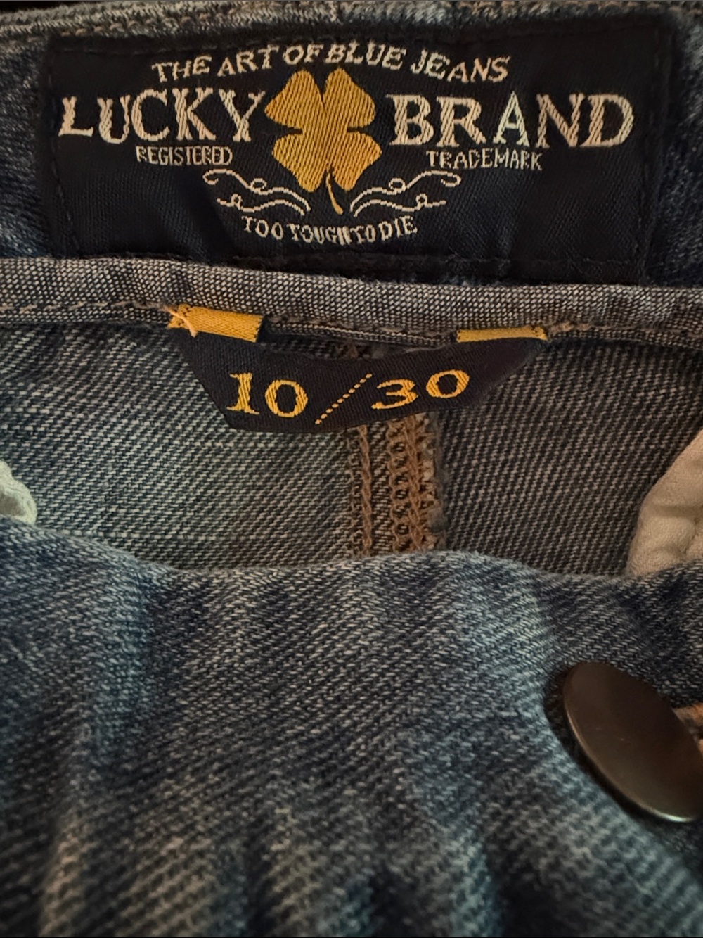 Lucky Brand Women's Blue Wide Leg Jeans 10 / 30 - Picture 4 of 5